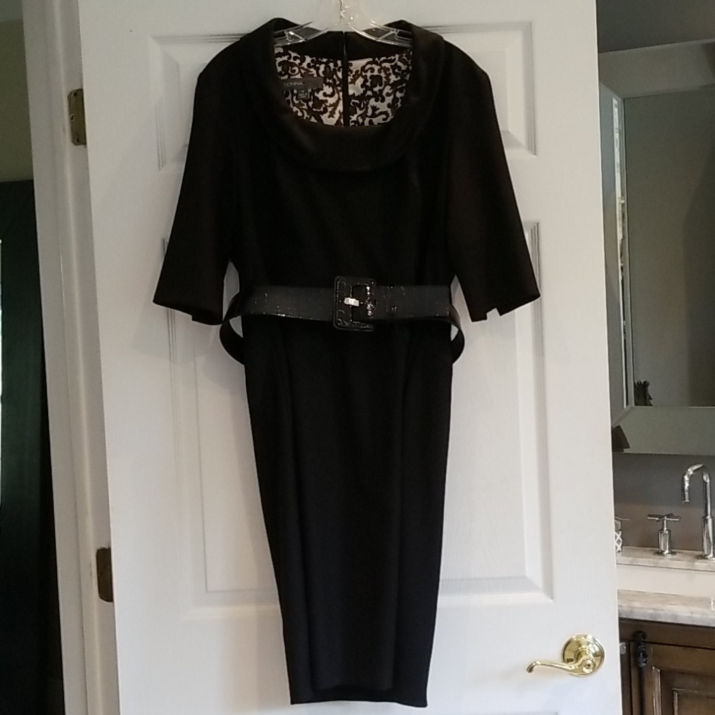 Donna Ricco New York, Size 14 Black Dress